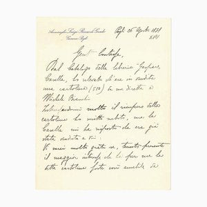 Libero De Libero, Letter by Libero De Libero to Countess Pecci Blunt, Late 1930s-ZCI-871154