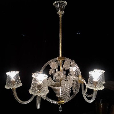 Liberty Chandelier by Ercole Barovier, 1940s-WJT-1234804