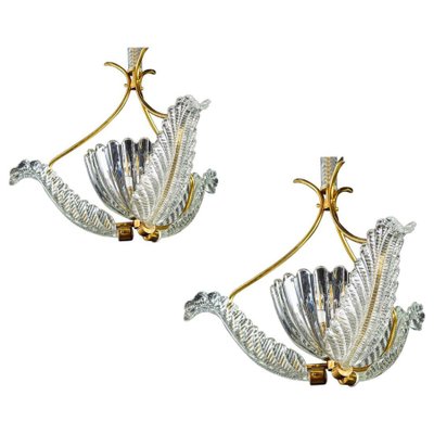 Liberty Pendants by Ercole Barovier, 1940s, Set of 2-MBH-1031925