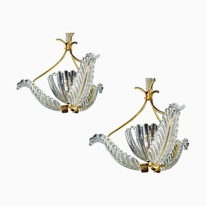 Liberty Pendants by Ercole Barovier, 1940s, Set of 2-MBH-1031925