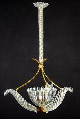 Liberty Pendants or Lanterns by Ercole Barovier, 1940s, Set of 2-MBH-1032419