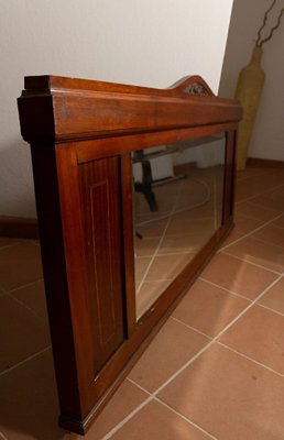 Liberty Sideboard in Oak Veneered Walnut with Mirror, 1930s-EBW-2018354