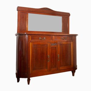 Liberty Sideboard in Oak Veneered Walnut with Mirror, 1930s-EBW-2018354