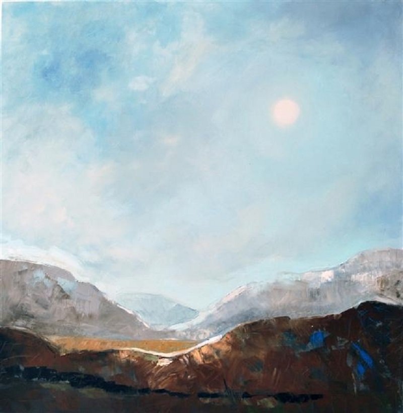 Lidia Domagała, A Valley, Oil on Canvas, 2011