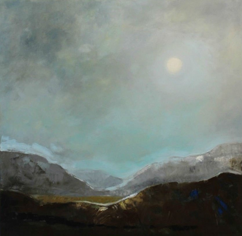 Lidia Domagała, A Valley, Oil on Canvas, 2011