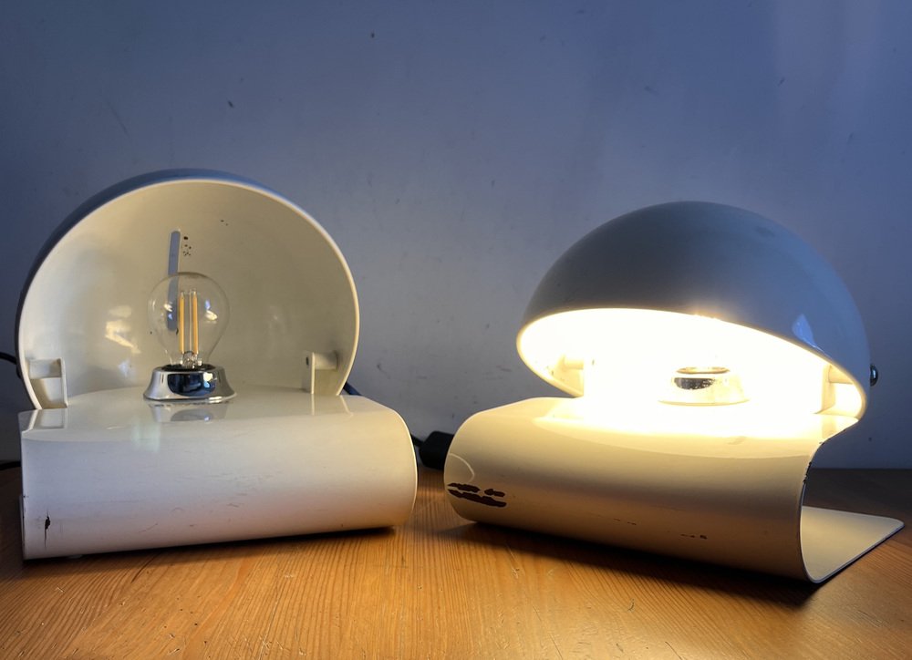 Lie Table Lamps by Giuseppe Cormio for Iguzzini, 1970s, Set of 2