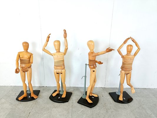 Life Size Artistic Child Sized Lay Figures, 1980s, Set of 4-IRH-1816854