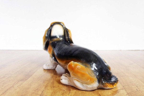 Life-Size Ceramic Basset Hound, 1970s-BQF-932050