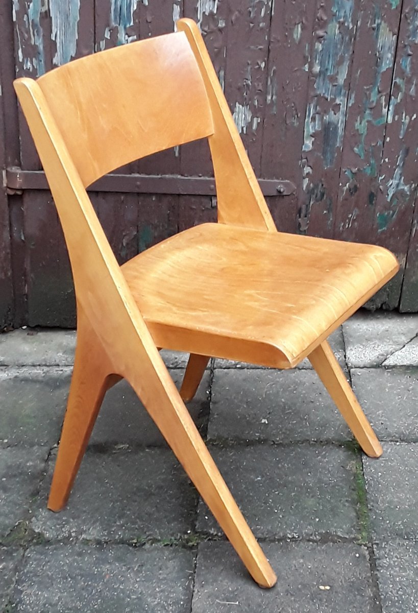 Light Beechwood Side Chair from Casala, 1960s