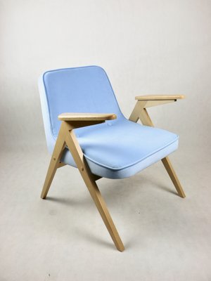 Light Blue Bunny Armchair by Józef Chierowski-UJQ-1790900