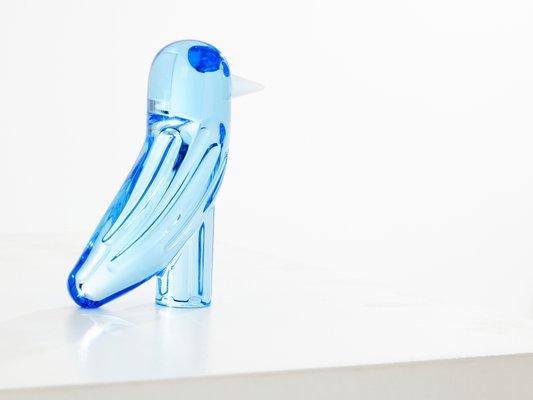 Light Blue Crystal Faunacrystopolis Bird by Jaime Hayon for Baccarat, 2020-YJA-2027123