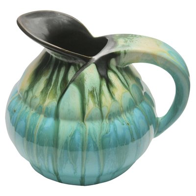 Light Blue Drop Glaze Ceramic Pitcher, Belgium-MJY-1148761