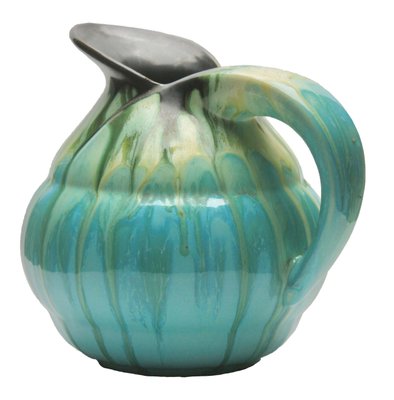 Light Blue Drop Glaze Ceramic Pitcher, Belgium-MJY-1148761