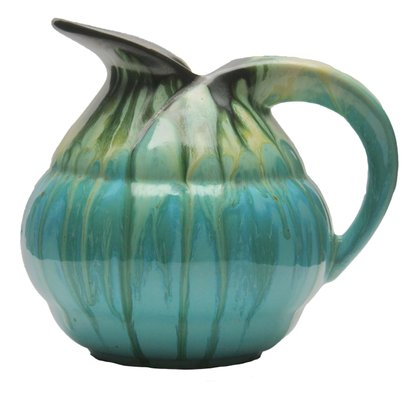 Light Blue Drop Glaze Ceramic Pitcher, Belgium-MJY-1148761