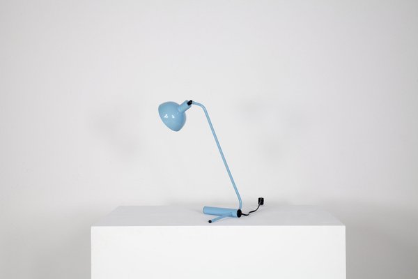 Light Blue Italian Table Lamp, 1960s-AA-1778424