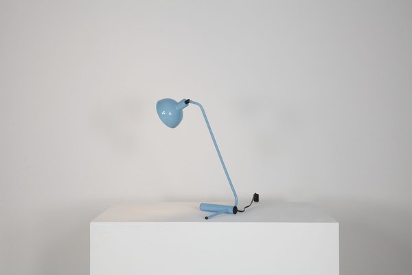 Light Blue Italian Table Lamp, 1960s-AA-1778424