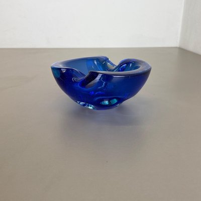 Light Blue Murano Glass Bowl or Ashtray, Italy, 1970s-QZ-1448600