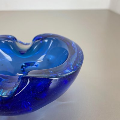 Light Blue Murano Glass Bowl or Ashtray, Italy, 1970s-QZ-1448600