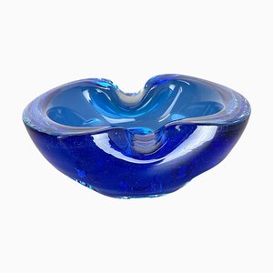 Light Blue Murano Glass Bowl or Ashtray, Italy, 1970s-QZ-1448600