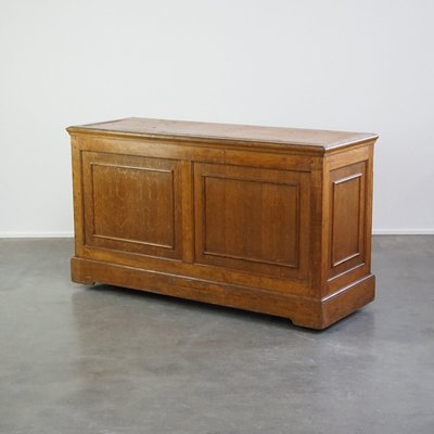 Light Brown Wooden Sideboard on Wheels-HPP-2035262