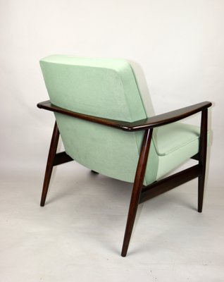 Light Green GFM63 Lounge Chair by J. Kedziorek, 1970s-UJQ-1058047