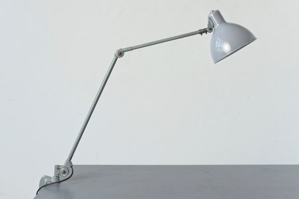 Light Grey Clamp Lamp from B.A.G. Turgi, 1930s-LOB-864844