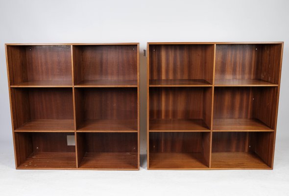 Light Mahogany Bookcase by Mogens Koch for Rud Rasmussen, 1960s-UY-999228