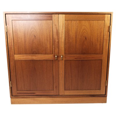 Light Mahogany Danish Cabinet from Søborg Furniture, 1960s-UY-999224