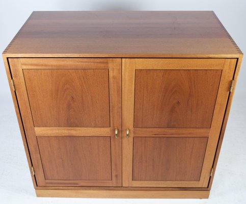 Light Mahogany Danish Cabinet from Søborg Furniture, 1960s-UY-999224