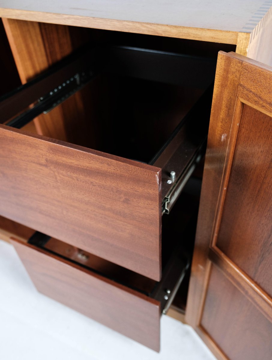 Light Mahogany Danish Cabinet from Søborg Furniture, 1960s