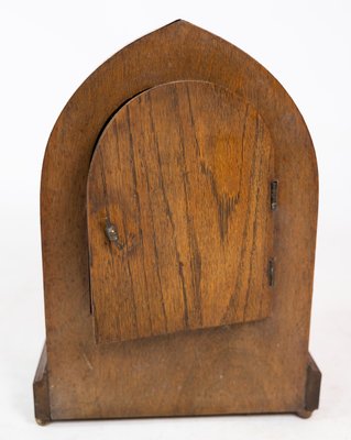 Light Mahogany Marquetry Carmine Clock, 1920s-UY-1427394