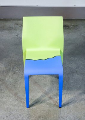 Light Painted Side Chair by M. Pistoletto-OJE-1776555