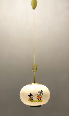 Light Pendant with Walt Disney Mickey Mouse from Doria Leuchten, 1950s-JJC-1323130