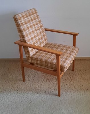 Light Wood Armchair, 1970s-HOI-836819