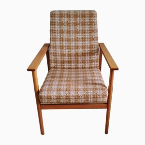 Light Wood Armchair, 1970s-HOI-836819