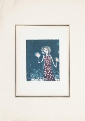 Lights in the Night, 1960s, Lithograph-ZCI-829405