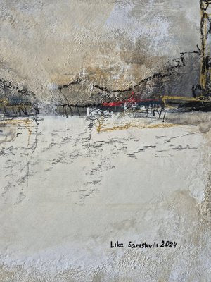 Lika Sarishvili, Landscape 3, 2024, Acrylic & Pastel on Canvas-CHG-2042648