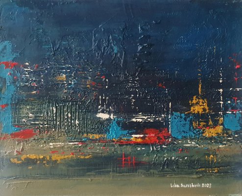 Lika Sarishvili, Night Dream, 2022, Acrylic on Canvas-CHG-2037351