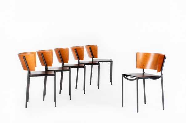 Lila Hunter Chairs by Philippe Starck for Xo, 1988, Set of 6-US-1723939