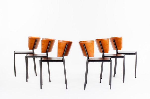 Lila Hunter Chairs by Philippe Starck for Xo, 1988, Set of 6-US-1723939