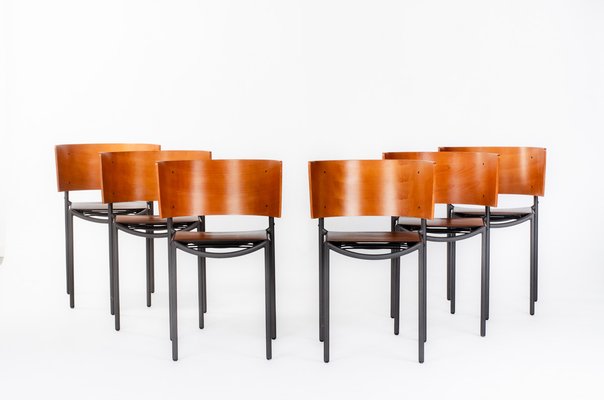 Lila Hunter Chairs by Philippe Starck for Xo, 1988, Set of 6-US-1723939