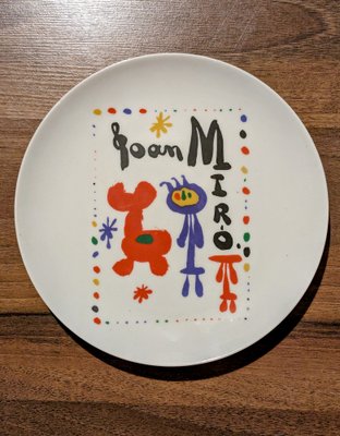 Limited Edition Porcelain Plate after Joan Miro, 1997-NRC-1820962