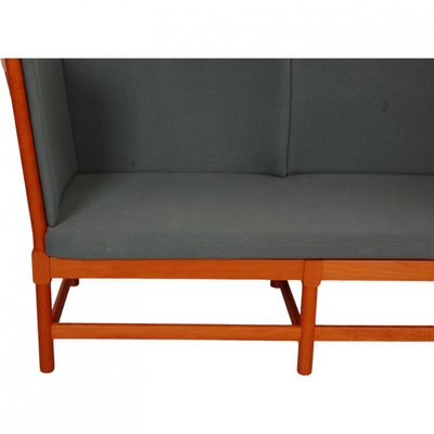 Limited Edition Spoke-Back Sofa in Cherry by Børge Mogensen, 1990s-MTD-2017026