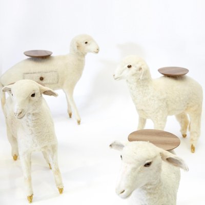 Limited Edition Xai Lambs by Salvador Dali, Set of 4-WM-1044742