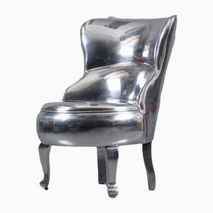 Limited Edtion Aluminium Sellerina Armchair by Paola Navone for Baxter-XNJ-1355203