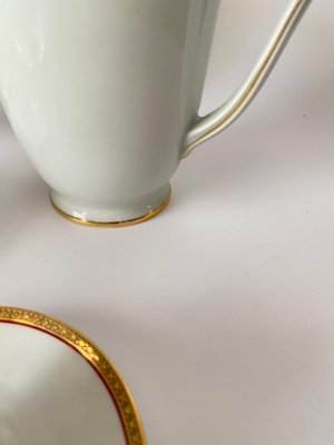 Limoges Porcelain and 24-Karat Gold Coffee Service, 1930s, Set of 19-UR-1431400