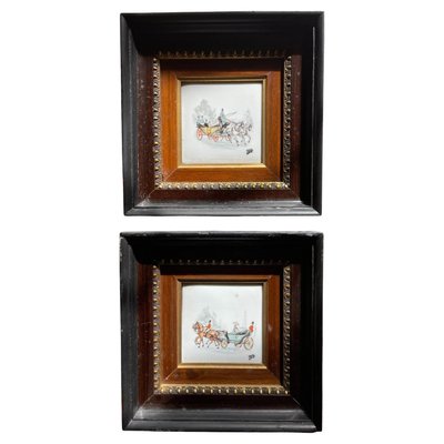 Limoges Porcelain Artworks, 19th Century, Set of 2-NEV-2028813