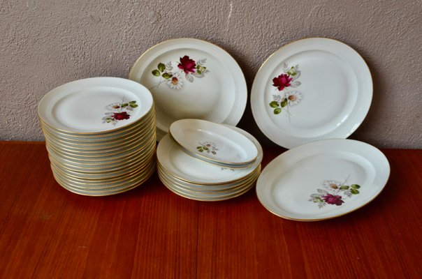 Limoges Porcelain Dinner Service, 1950s, Set of 29-AIU-1424872