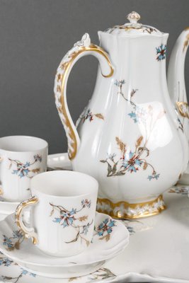 Limoges Porcelain Tea and Coffee Service, Set of 6-WFS-1704891