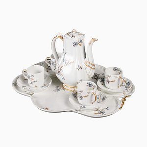 Limoges Porcelain Tea and Coffee Service, Set of 6-WFS-1704891